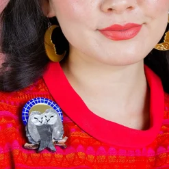 Erstwilder Good Omens Owls Brooch* Brooches
