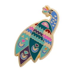 Erstwilder Good Tidings Peacock Enamel Pin* Enamel Pins