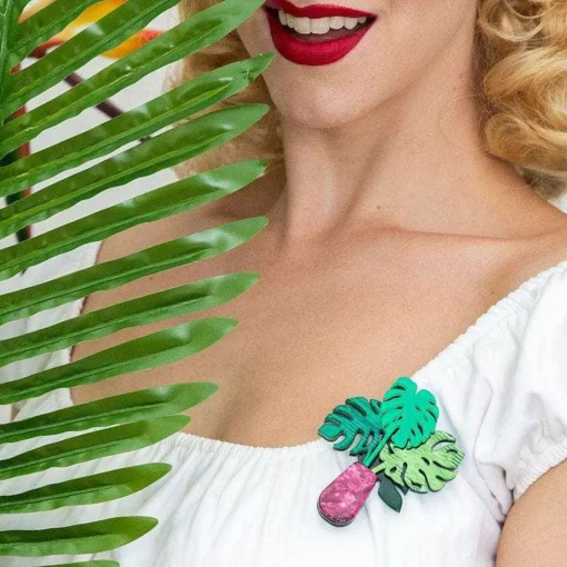 Erstwilder Green Eyed Monster Brooch* Brooches