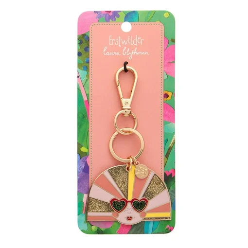 Erstwilder Groovy U.V. Enamel Key Ring* Enamel Key Rings