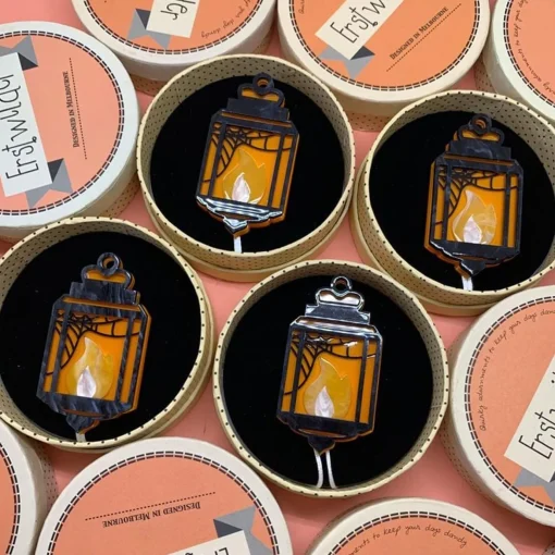 Erstwilder Guiding Light Lantern Brooch* Brooches
