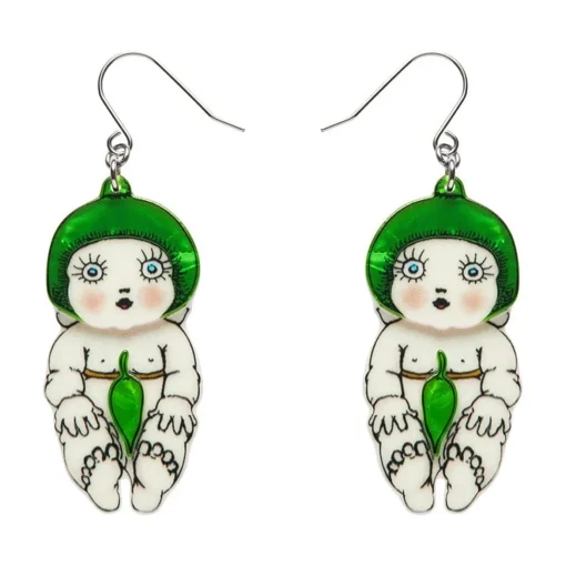 Erstwilder Gumnut Babies Drop Earrings* Earrings