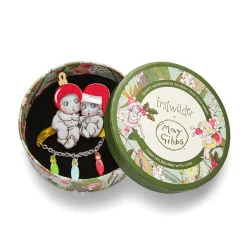 Erstwilder Gumnut Christmas Cuddles Brooch* Brooches