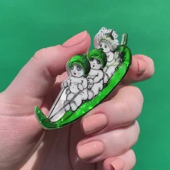 Erstwilder Gumnut Toboggan Brooch* Brooches