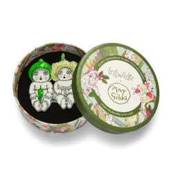 Erstwilder Gumnut Twins Brooch* Brooches