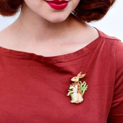 Erstwilder Habitual Hare Brooch* Brooches
