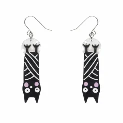 Erstwilder Halloween Hang-Up Bat Drop Earrings* Earrings