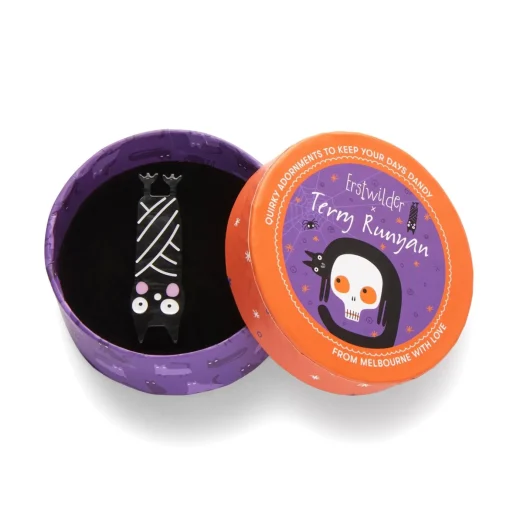 Erstwilder Halloween Hang-Up Bat Mini Brooch* Brooches