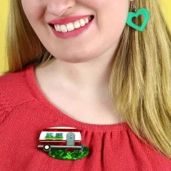 Erstwilder Happy Glamper Brooch* Brooches