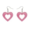Erstwilder Heart Glitter Resin Drop Earrings - Pink* Essential Earrings