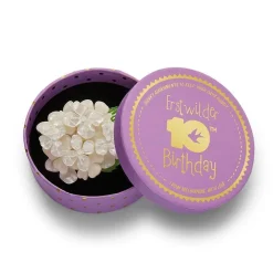 Erstwilder Heartfelt Hydrangea Brooch* Brooches