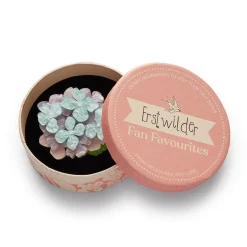 Erstwilder Heartfelt Hydrangea Brooch* Brooches