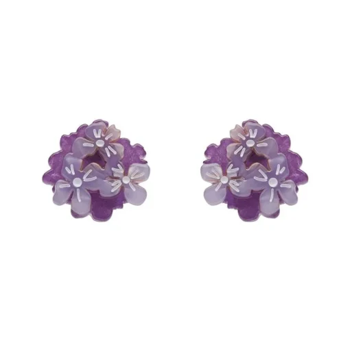Erstwilder Heartfelt Hydrangea Earrings* Earrings