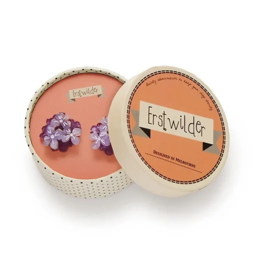 Erstwilder Heartfelt Hydrangea Earrings* Earrings
