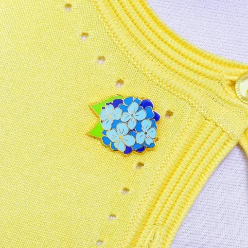 Erstwilder Heartfelt Hydrangea Enamel Pin* Enamel Pins