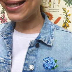 Erstwilder Heartfelt Hydrangea Mini Brooch* Brooches