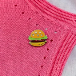Erstwilder Hearty Hamburger Enamel Pin* Enamel Pins