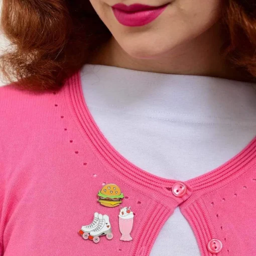 Erstwilder Hearty Hamburger Enamel Pin* Enamel Pins
