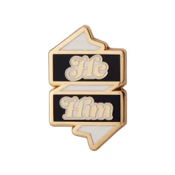 Erstwilder He/Him Pronoun Enamel Pin* Enamel Pins