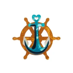 Erstwilder Helm And Home Mini Brooch* Brooches