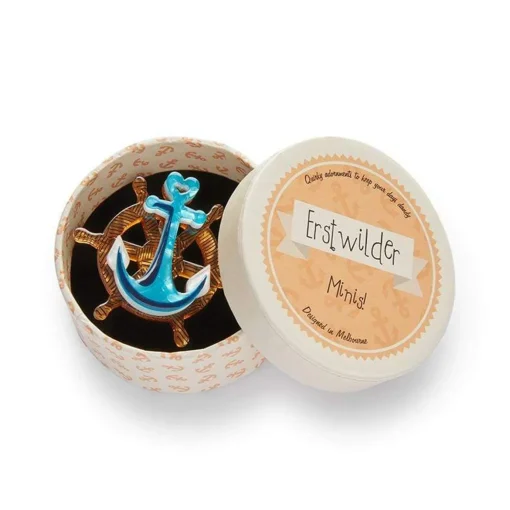 Erstwilder Helm And Home Mini Brooch* Brooches