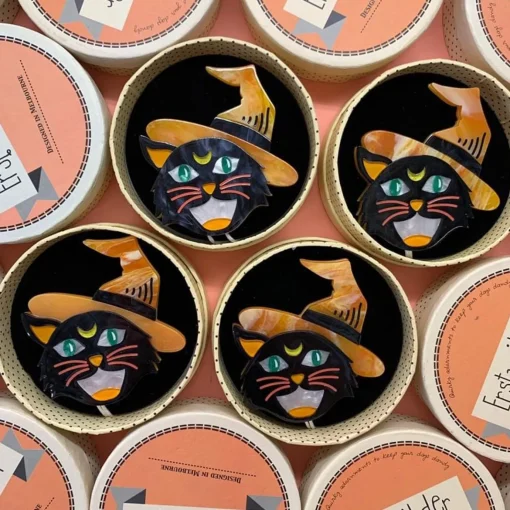 Erstwilder Hex Kitten Brooch* Brooches