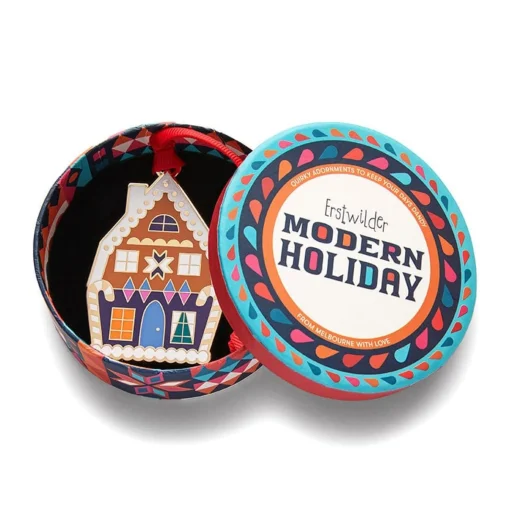 Erstwilder Holiday Home Enamel Tree Ornament* Tree Ornaments