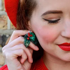 Erstwilder Holly Jolly Earrings* Earrings