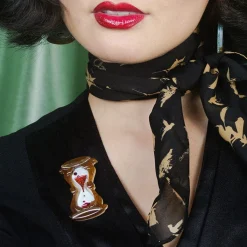 Erstwilder Hourglass Brooch* Brooches