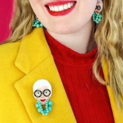 Erstwilder Iris The Style Icon Brooch* Brooches