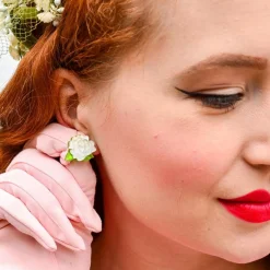 Erstwilder Juliet'S Blooms Rose Earrings* Earrings
