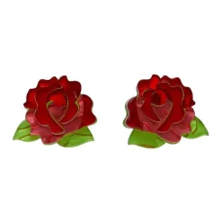 Erstwilder Juliet'S Blooms Rose Earrings* Earrings