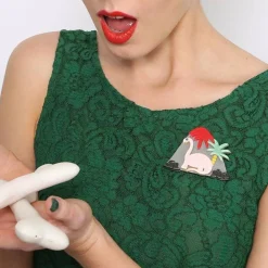 Erstwilder Jurassic Thunder Dinosaur Brooch* Brooches