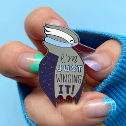 Erstwilder Just Winging It Enamel Pin* Enamel Pins