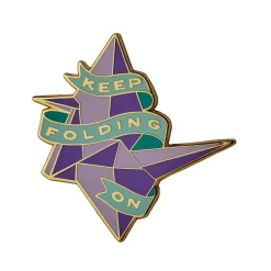 Erstwilder Keep Folding On Enamel Pin* Enamel Pins
