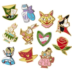 Erstwilder Kitchy Witch Alice'S Wonderland Complete Pin Pack - 11 Piece* Enamel Pins
