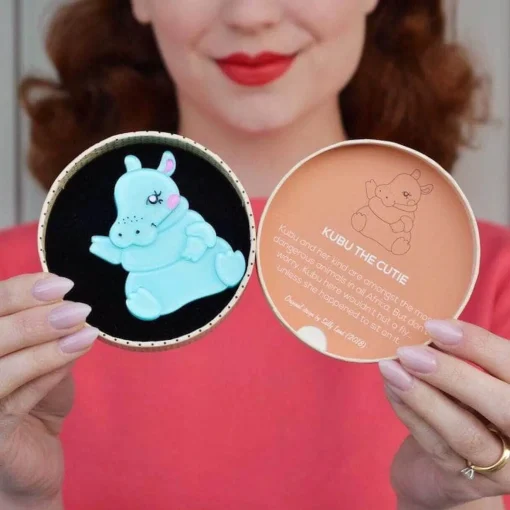 Erstwilder Kubu The Cutie Hippo Brooch* Brooches