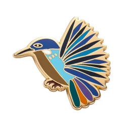Erstwilder Kyrie Kingfisher Enamel Pin* Enamel Pins