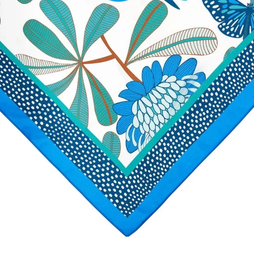 Erstwilder Kyrie Kingfisher Square Scarf* Scarves