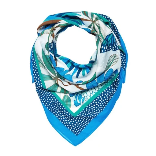 Erstwilder Kyrie Kingfisher Square Scarf* Scarves