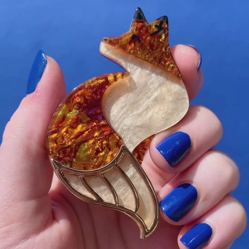 Erstwilder La Formidable Fauve Brooch* Brooches