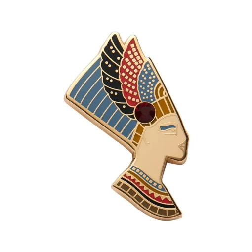 Erstwilder Lady Of Grace Nefertiti Enamel Pin* Enamel Pins