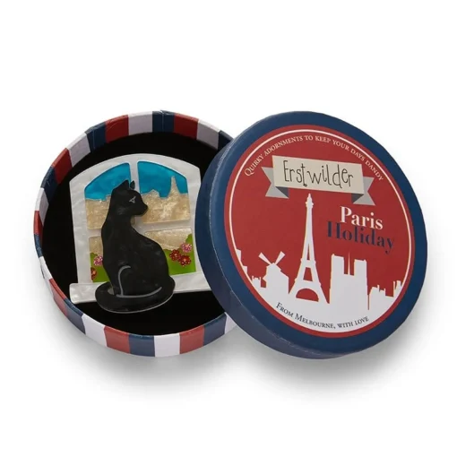 Erstwilder Le Chat Le Reveur Brooch* Brooches