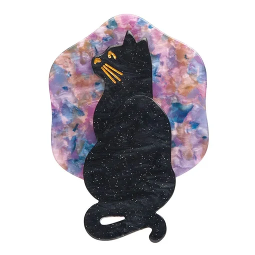 Erstwilder Le Chat Miaule Brooch* Brooches