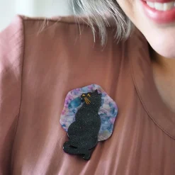 Erstwilder Le Chat Miaule Brooch* Brooches