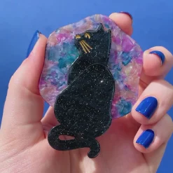 Erstwilder Le Chat Miaule Brooch* Brooches