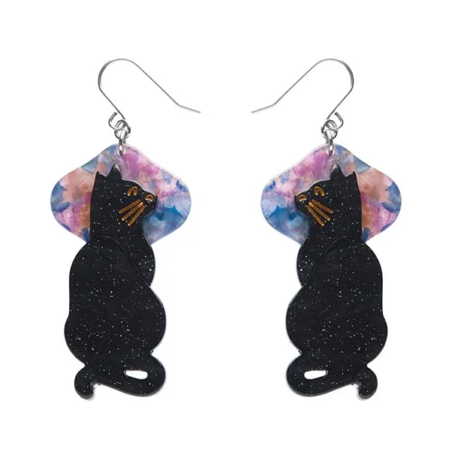 Erstwilder Le Chat Miaule Drop Earrings* Earrings