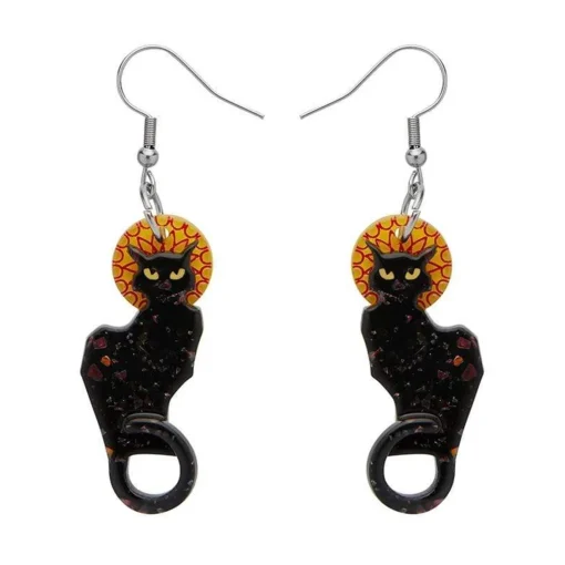 Erstwilder Le Chat Noir Earrings* Earrings