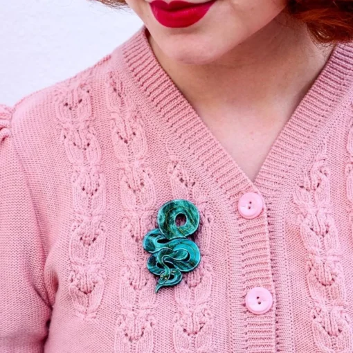 Erstwilder Le Serpent Brooch* Brooches