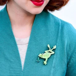 Erstwilder Leaps And Bounds Brooch* Brooches